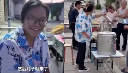 山西卖油条女孩