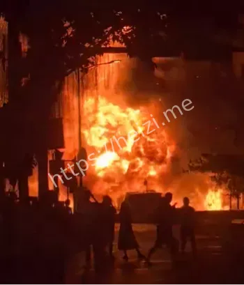 广州白云区货车起火事件