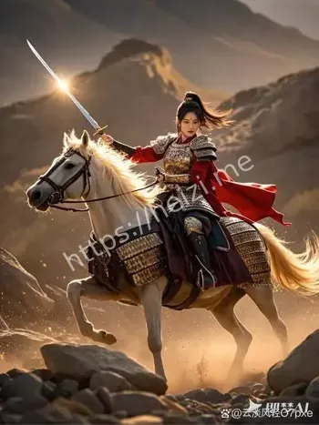 阅兵场上的花木兰又美又飒