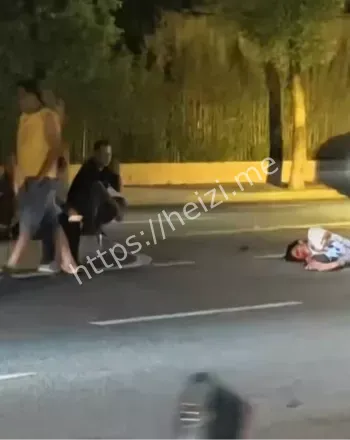 大货车碾压鬼火少年