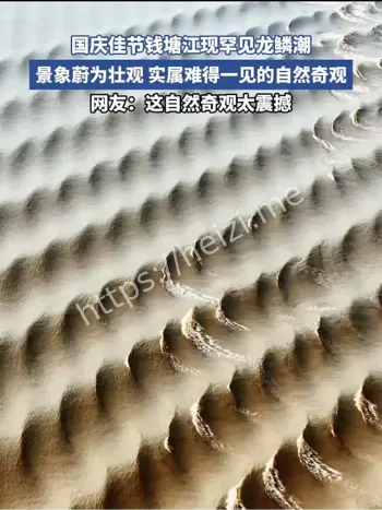 钱塘江龙鳞潮