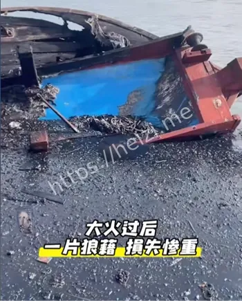 侨港渔港深夜爆炸视频