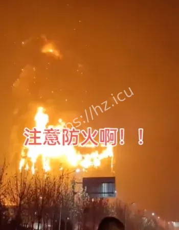 整栋楼被烈焰吞噬