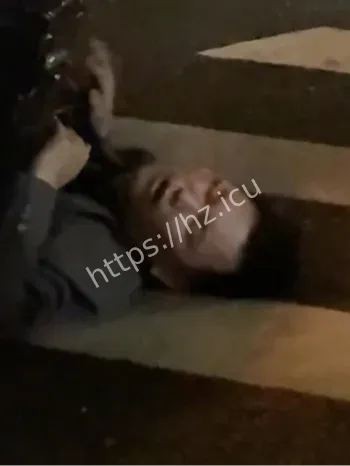 广州花都醉酒男子事故