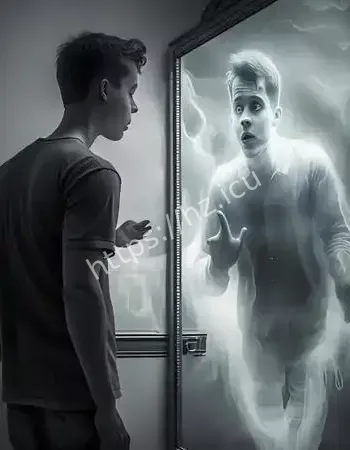 镜子里多出的第二个人