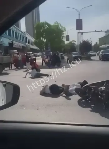 醉汉酒驾撞电动车